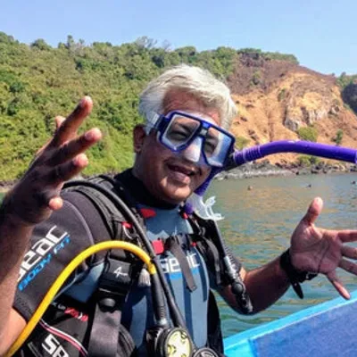 Amitabh Gautam founder of FlyingFish Scuba School Goa