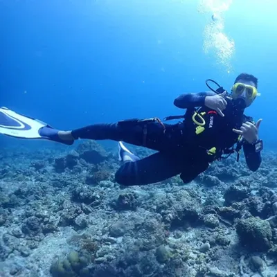 Navalu Dinesh Patil SSI Dive Master at FlyingFish Scuba Goa